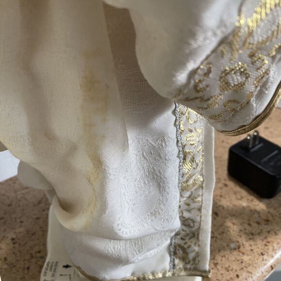 Vtg Angel Animated with Movable Arms Wings and Head Illuminated Posable Arms 24" - Picture 7 of 13